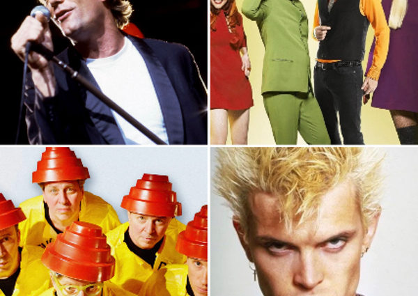 Image: 80's EXPLOSION! HUEY LEWIS + BILLY IDOL + B-52's + DEVO Tributes