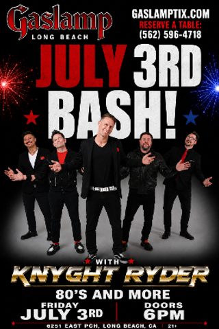 Image: 80's with Knyght Ryder - July 3rd Bash!
