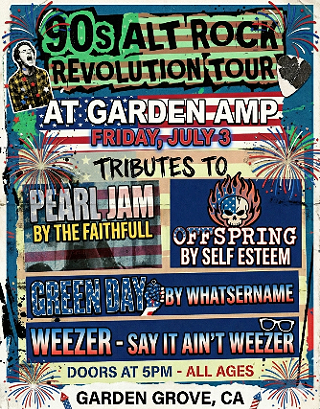 Image: 90's Alt Rock Revolution Tour