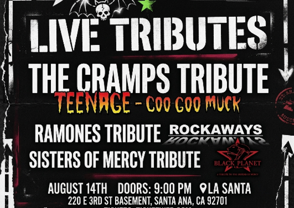 Image: CRAMPS, RAMONES AND SISTERS OF MERCY TRIBUTES