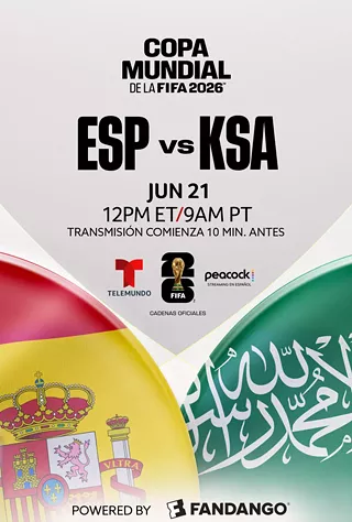 Image: Espa&ntilde;a vs. Arabia Saud&iacute; - Telemundo presenta la Copa Mundial de la FIFA