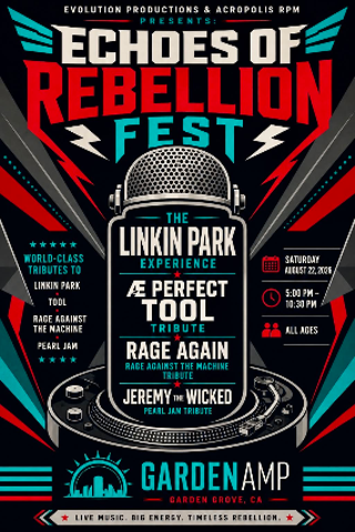 Image: Linkin Park, Tool, RATM, Pearl Jam Tributes - Echoes of Rebellion Fest