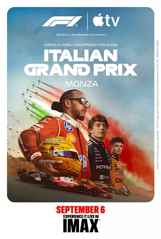 Image: F1&reg; on Apple TV Live in IMAX: Italy Race
